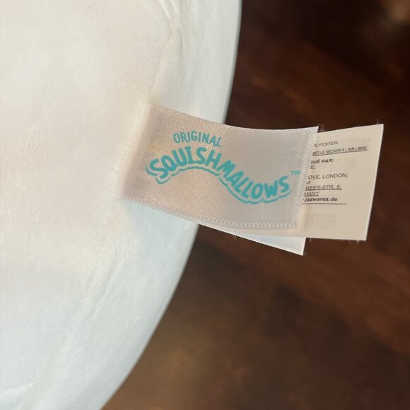 SQUISHMALLOWS 12" Plush Holiday ANGEL Nicky Yellow Hair Gold Halo Silver Wings - Picture 7 of 10